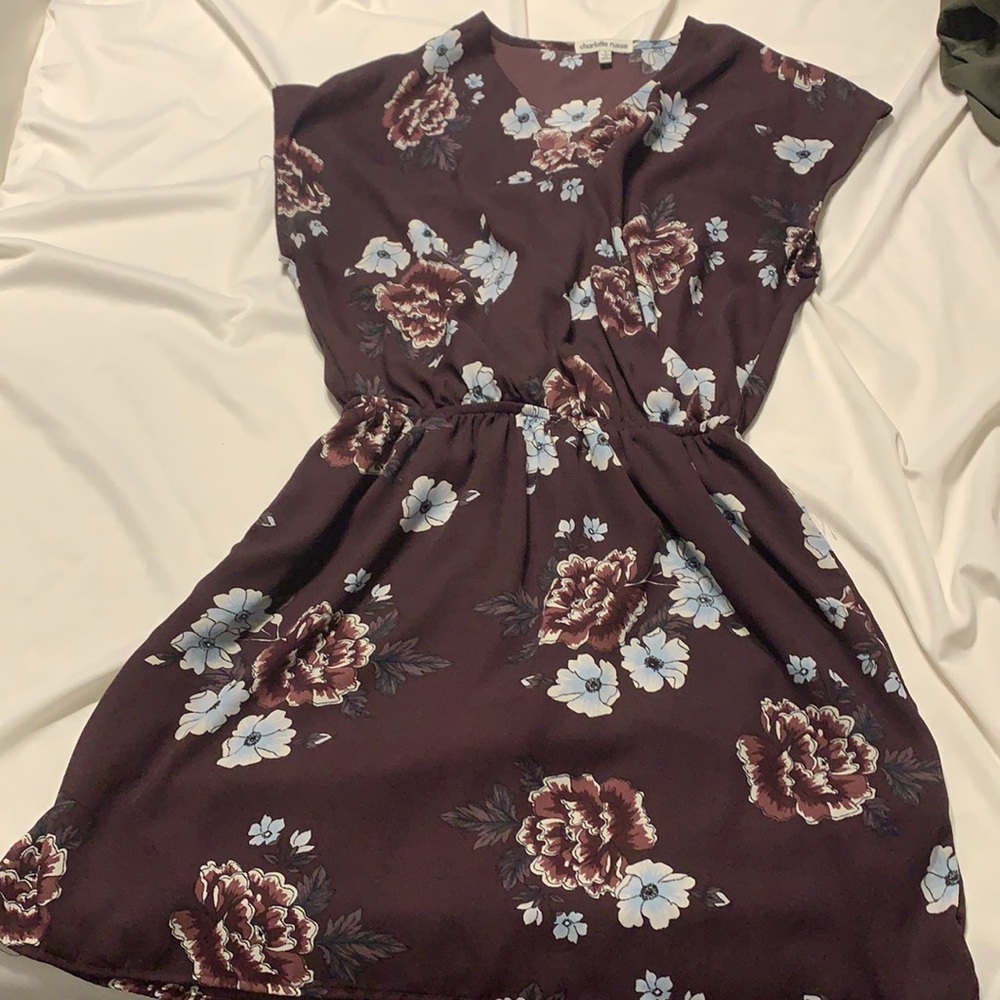 Plum mini dress